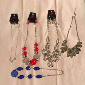 Five Paparazzi necklaces